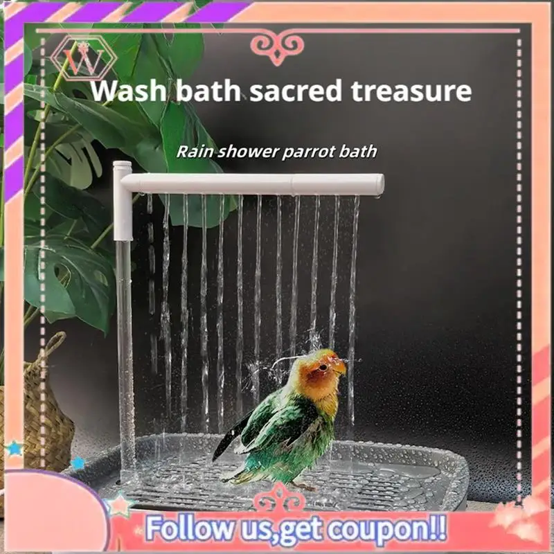 

Upgraded Parrot Bird Bath Tub Automatic USB Electric Pet Circulating Water Bathtub Fountain Bird Shower Pet Supplies