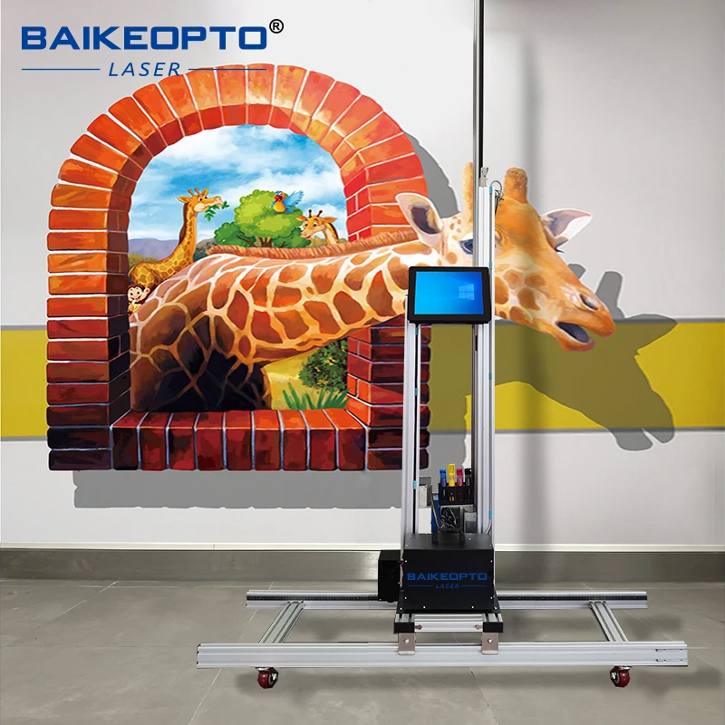 

BK-UV12 Large Image Printing Vertical Wall Printer Logo Advertisement House Wall Printer Machine 3d