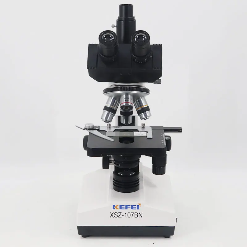 Laboratory Trinocular Binocular Biological Microscope 107 With All In One Screen XSZ-107BN-C