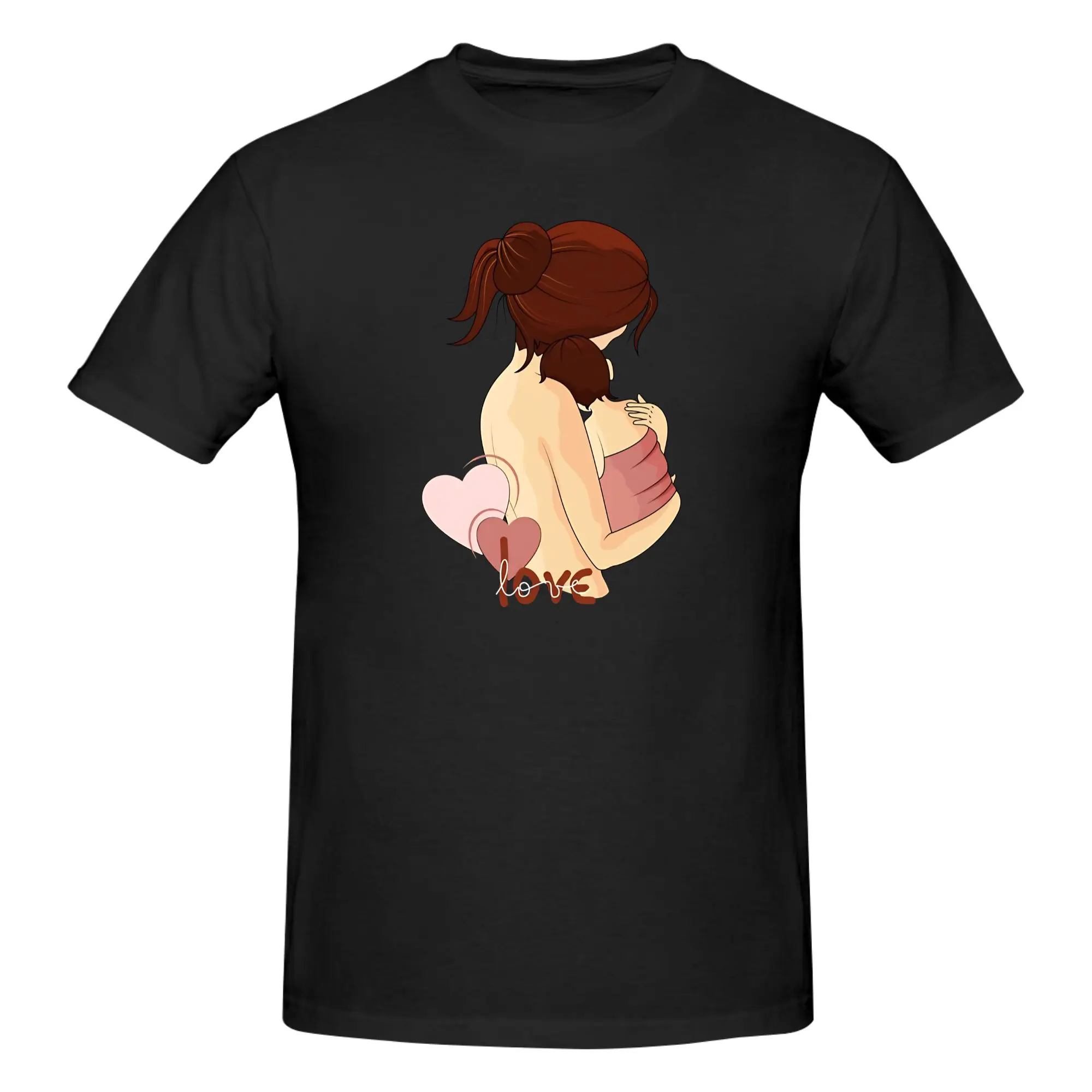 1 Piece Endless Hugs Graphic 100% Cotton T-Shirt Nana Mother's Day Tops Tees For Men
