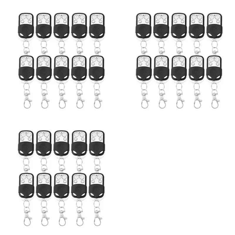 【prix-drop-】30-pieces-telecommande-de-porte-de-garage-433mhz-pour-porte-de-garage-de-voiture-clonage-cle-de-telecommande