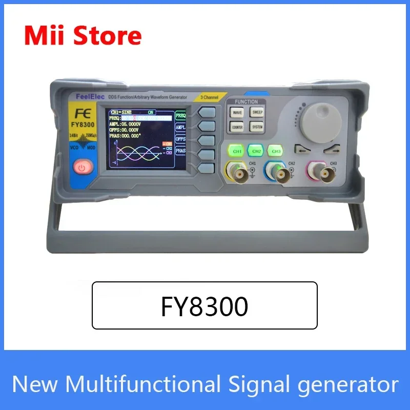 FY8300-10Mhz Fully Numerical Control Three+Four Channel Function/Arbitrary Waveform Signal Generator with Four TTL Level Output