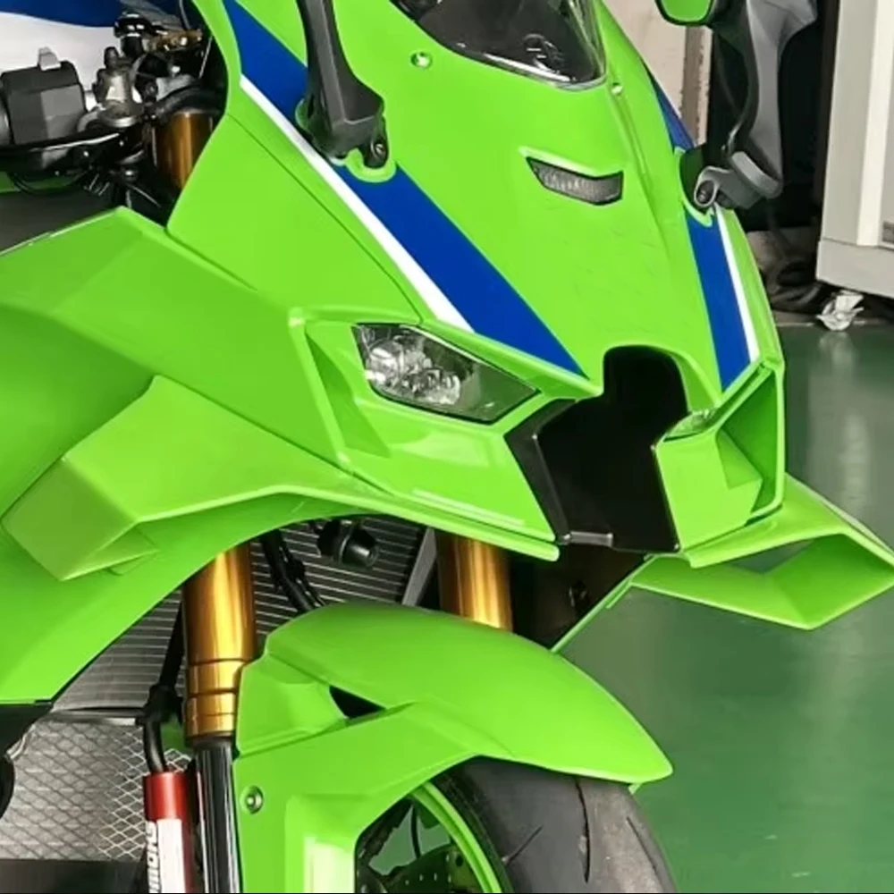 ZX10R Winglets Side Spoiler Fairing For Kawasaki ZX-10R 2022 2023 2024 2025 ZX 10R Accessories Moto Aerodynamic Fixed Wing Cover