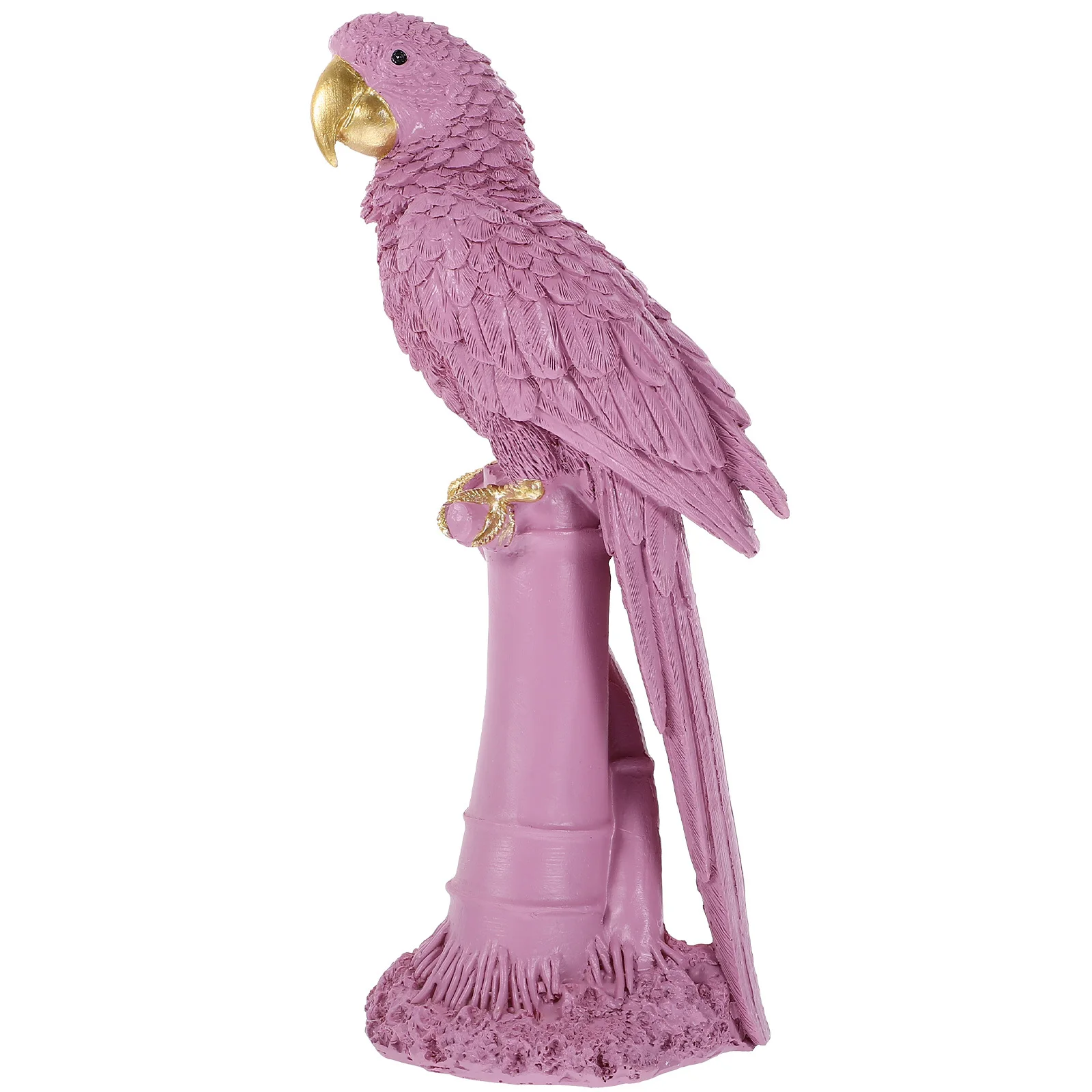 

Resin Parrot Ornament Stunning Bird Decoration for Living Room Bedroom Study Desktop Table Decor Bird Decor Parrot Decoration