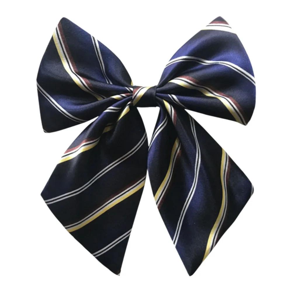 

Stripe Airline Stewardess Necktie Korean Style Nurse Neck Wear Bowknot Neckties Shirt Accessory Bank Teller Neck Tie