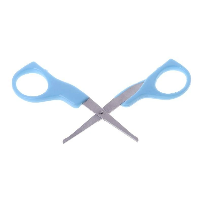 

J15U Clippers Baby Nails Cutter Grooming Nursing Care Newborn Kids Safety Stainless Scissors Random Color Round Tip