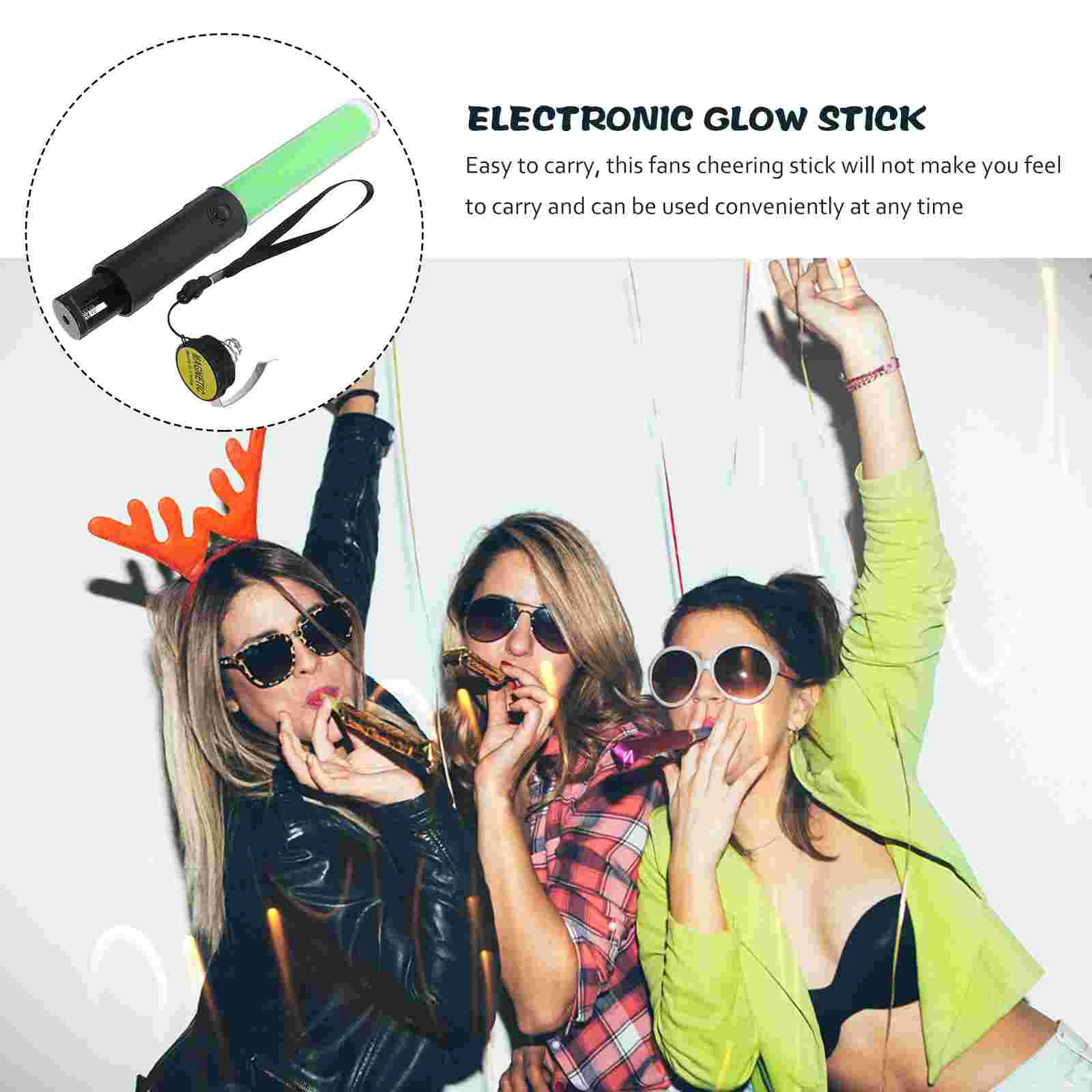 Concert Glow Sticks Traffic Wand Cheering for Decor Luminous Highlighter Holiday Party LED