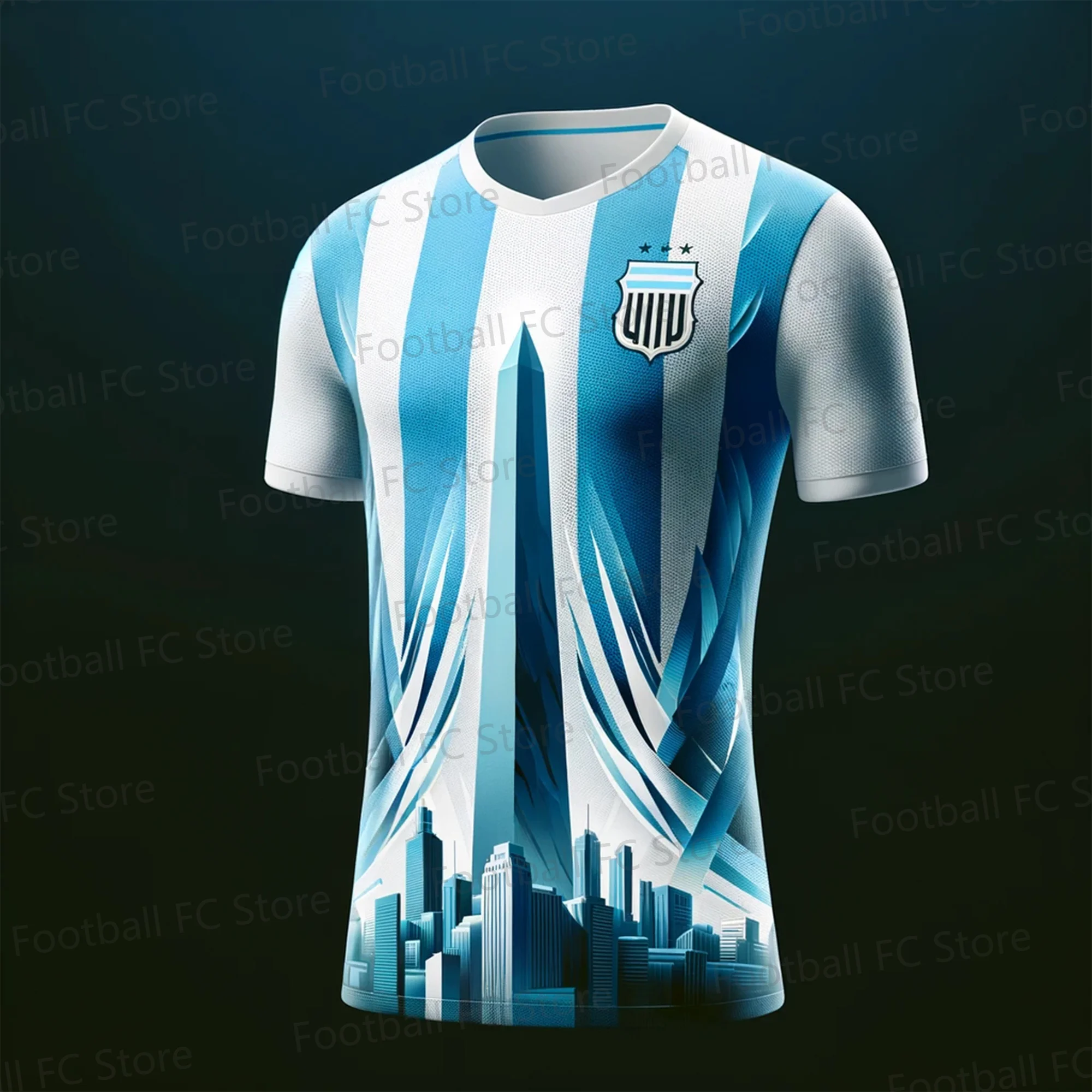 Obelisk Of Buenos Aires Soccer Jersey Kit Adults and Kids, Unique Culture Messi Special Design Edition Football Kit, New Arrival