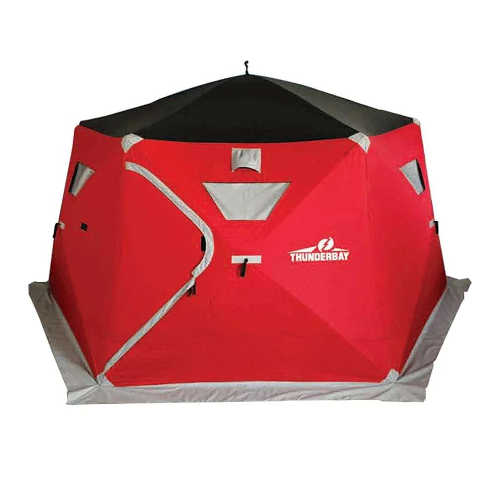 6 Sided Isolated Wide Bottom Winter Fishing Tent Ice Shelter