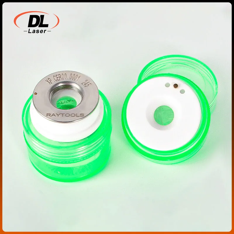 DL Laser Ceramic Body Jiaqiang Raytools Original Ceramic Ring Laser Cutting Head Ceramic Ring D32 D28 D19.5