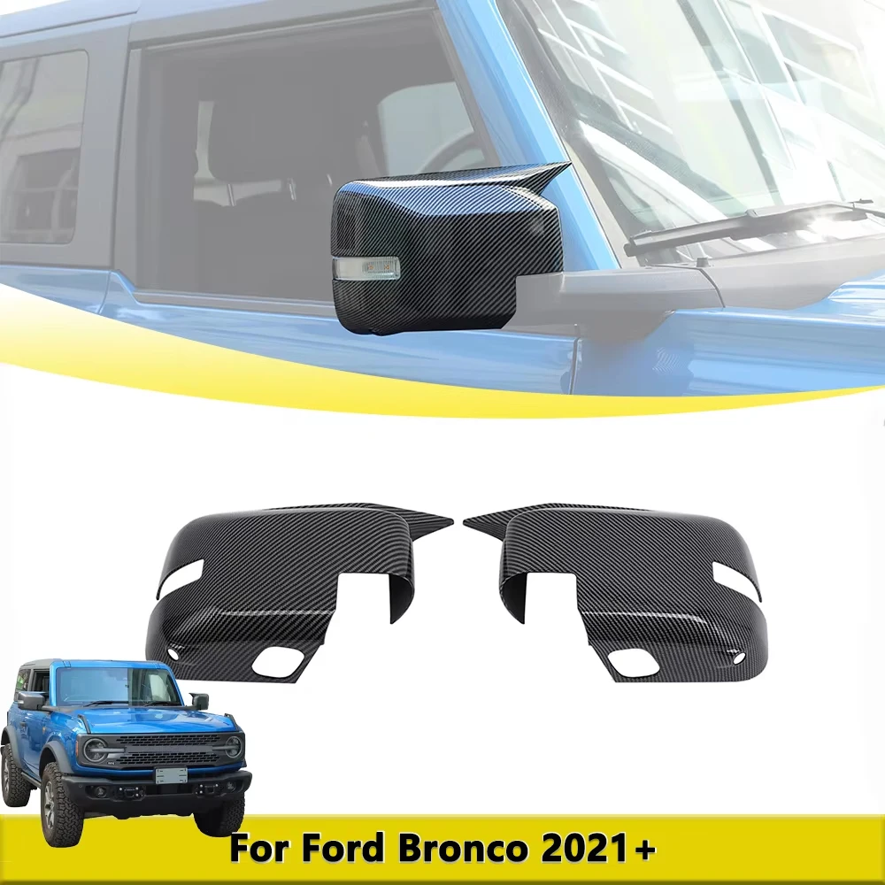 

Rearview Side Mirror Protect Cover Guard for Ford Bronco 2021-2024 Rearview Mirror Turn Signal Light Car Styling Accessories