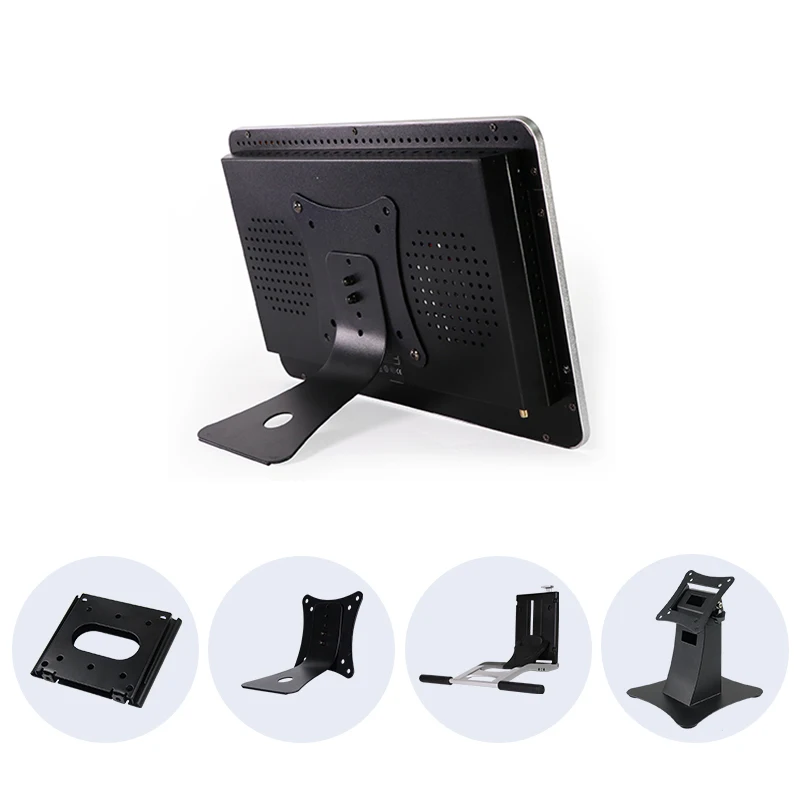 10.1 11.6 นิ้วกว้างเกรดอุตสาหกรรม 16:9 ฝัง/เปิดกรอบราคาถูก Capacitive Lcd Touch Screen Monitor