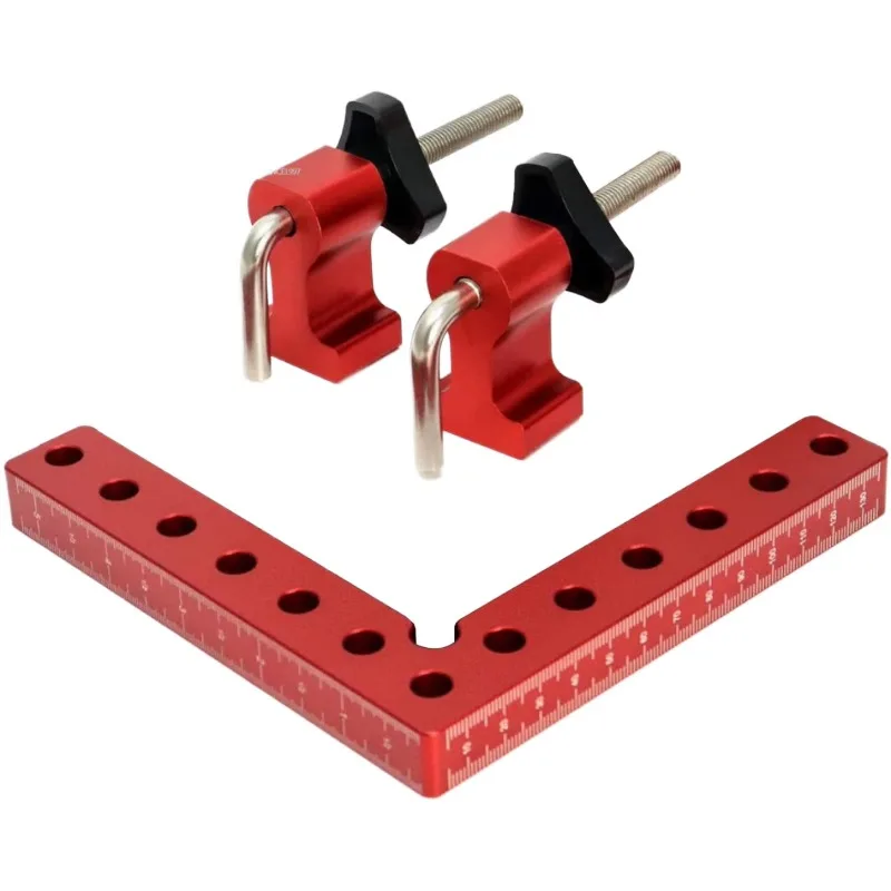 

DIY Grade L-Shaped Aluminium Positioning Plates 90 Degree Right Angle Ruler 100MM-160MM for Woodworking OEM ODM Corner Clamps