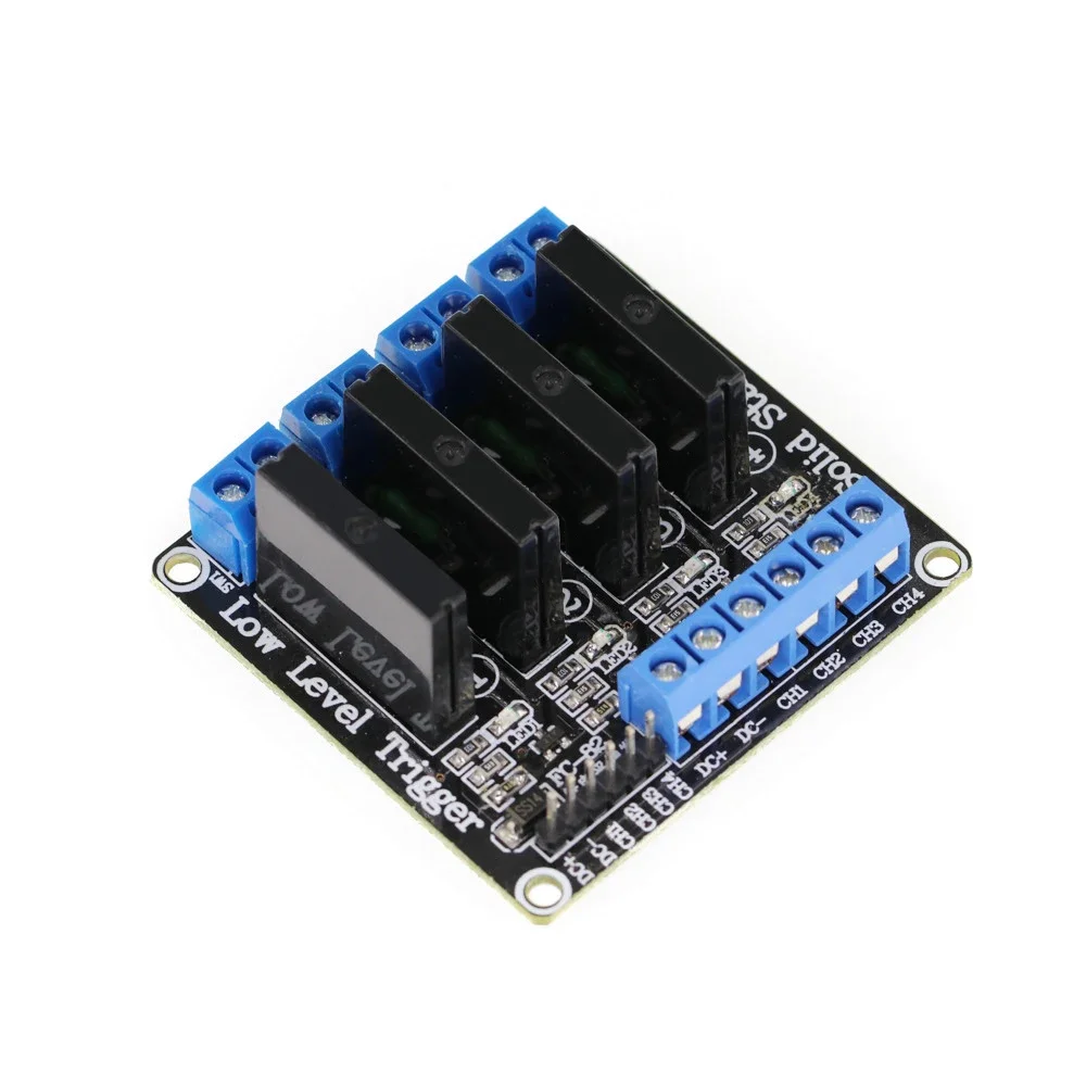 Moduł przekaźnika 5 V DC 1 2 4 8-kanałowy przekaźnik półprzewodnikowy wysokiego poziomu SSR AVR DSP G3MB-202P dla Arduino