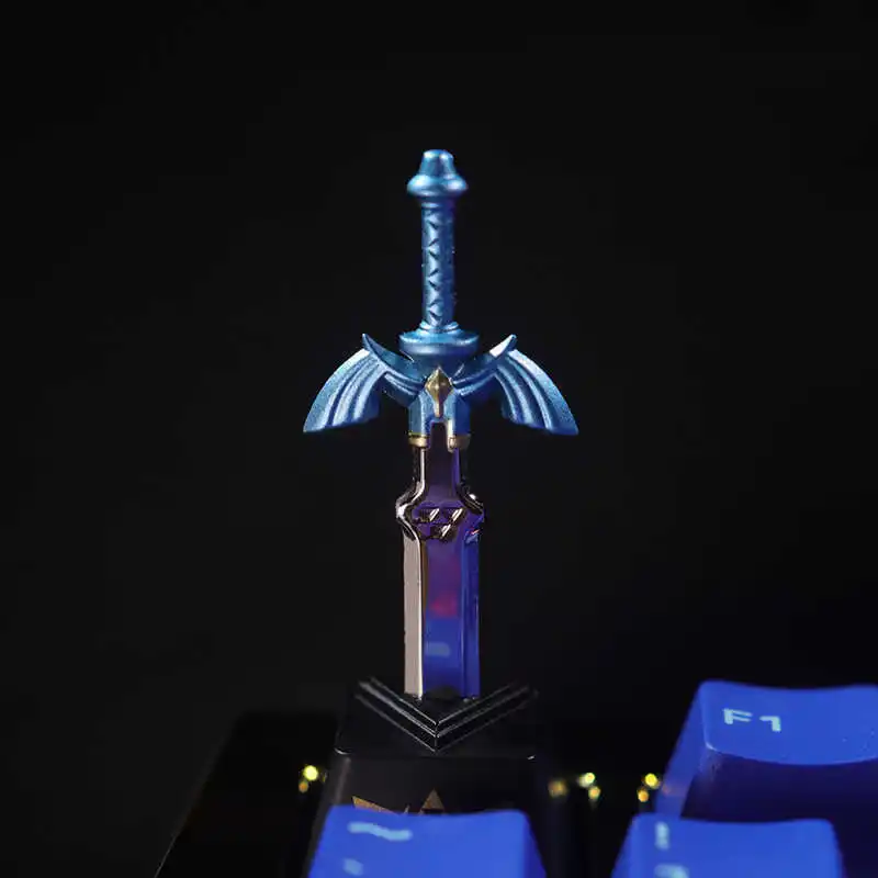 

1piece Metal Keycap of Legend of Zeldas Kingdom Tears Theme Keycap Cherry Profile Anime MX Switch For Gaming Mechanical Keyboard