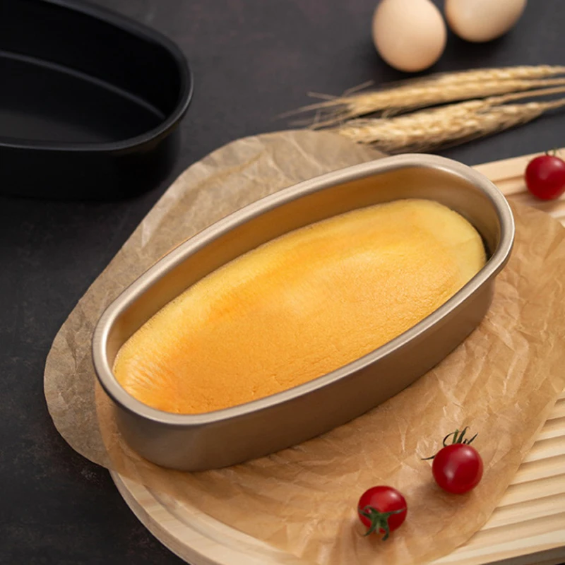 Molde ovalado para pan, molde antiadherente de acero al carbono para pasteles, molde para tostadas, bandeja para hornear pasteles, molde para pan, utensilios de cocina para hornear, molde para hornear