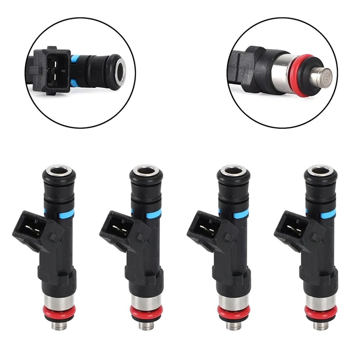 

4X Fuel Injectors 0280158101 Fit for Chevrolet Nubira Lacetti J200 1.8L 96487557