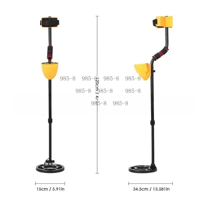 Outdoor Treasure Hunting Metal Detector MD3010II, Portable Underground Metal Search Detector Equipment