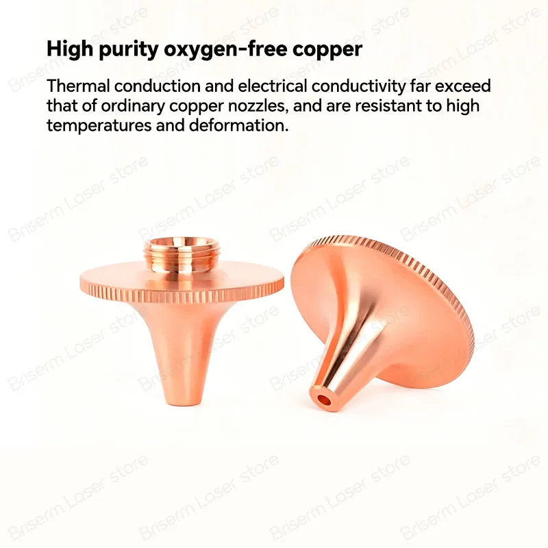 3D Bevel Laser Nozzle D28 H22.5 M11 Type D Extended Tip Nozzle 1.0 1.2 1.5 For Precitec Raytools DS KTX Fiber Laser Cutting Head