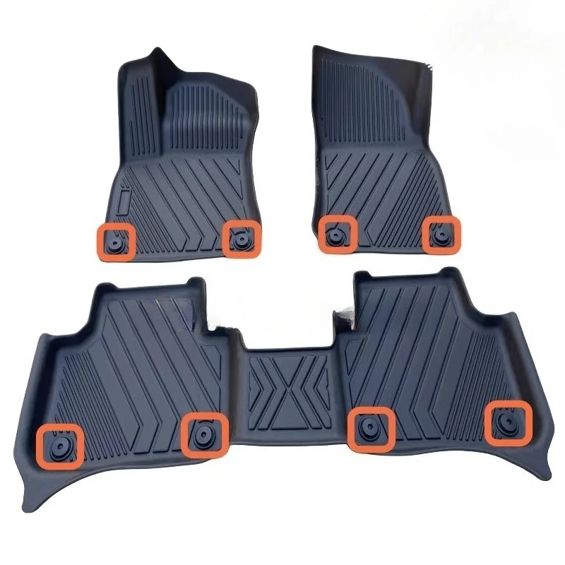 

Car Floor Mat for Porsche Cayenne E-Hybrid 2011-2025 TPE 3D Car Floor Mat Waterproof Non-slip Luxury Car Carpet