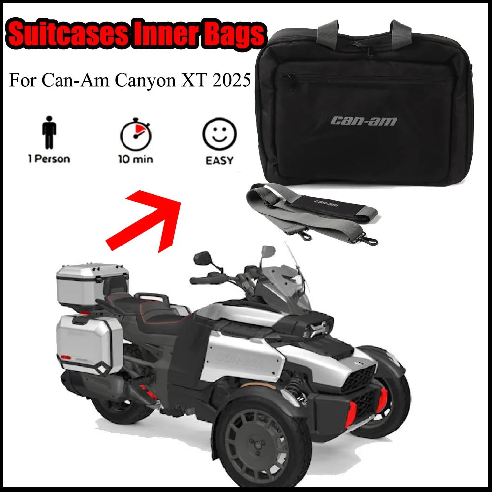 

New Motorcycle Accessories Suitcases Inner Bags Toolbox Tail Box Saddlebag Apply ToFOR Can-Am CANYON XT Canyon REDROCK 2025