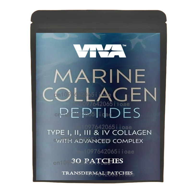 

30 Patches Marine Collagen Transdermal Patches with Hyaluronic Acid & Vitamin C for Women and Men