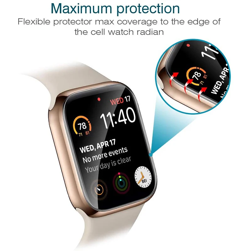 Screen Protector Compatible for OPPO Watch 2 46mm 42mm 41mm OPPO Watch Free Film Hydrogel Protective Film Anti-Scratch