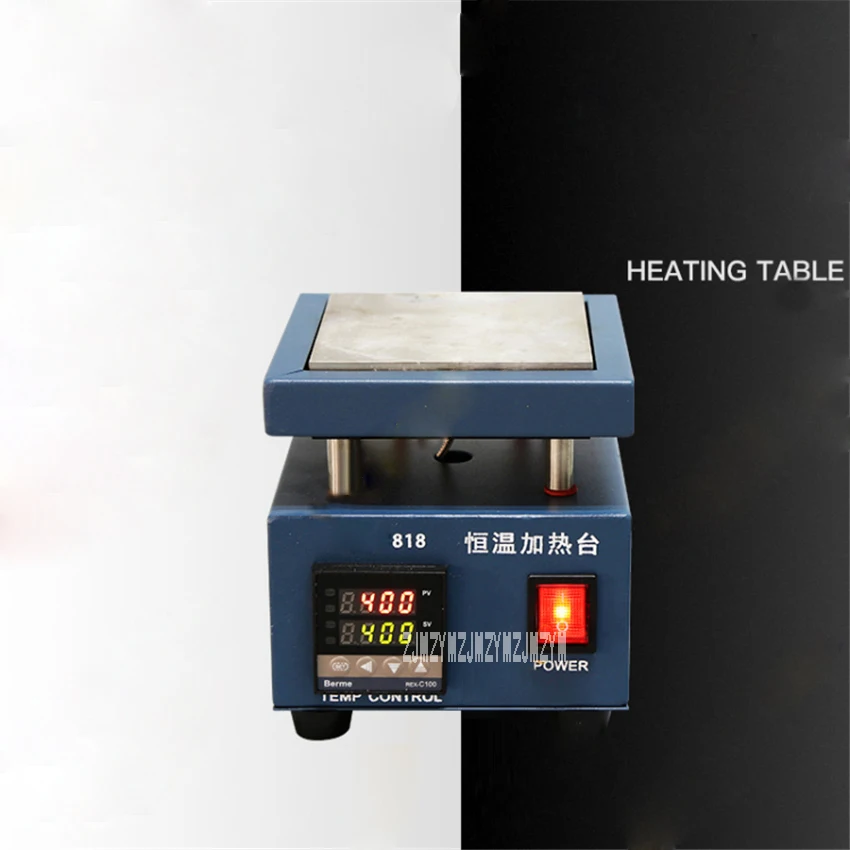 KS818 Preheating Station Digital Display Thermostat Platform Heating Plate Portable Preheating Platform 220V 260W 1~450 Degree