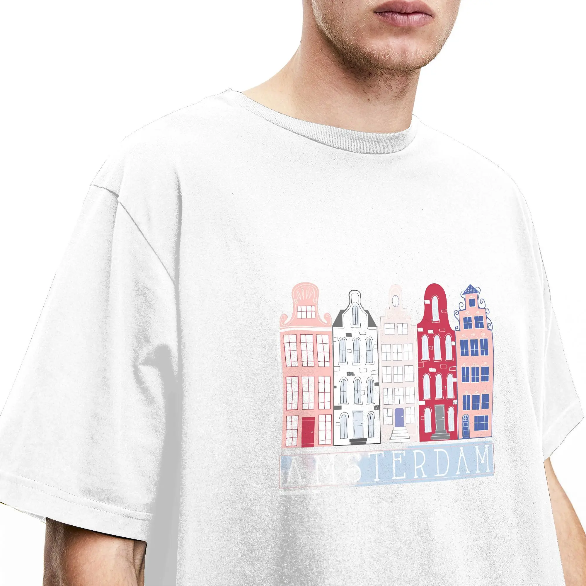 Amsterdam Netherlands City T Shirt Summer  Funny T Shirts Cotton Hipster Tee Shirt For Male Casual Tees, view 6
