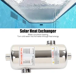 40KW Pool Heat Exchanger Stainless Steel for Spa Solar Pool Heating Swimming Pool Heater Solar Heat Exchanger