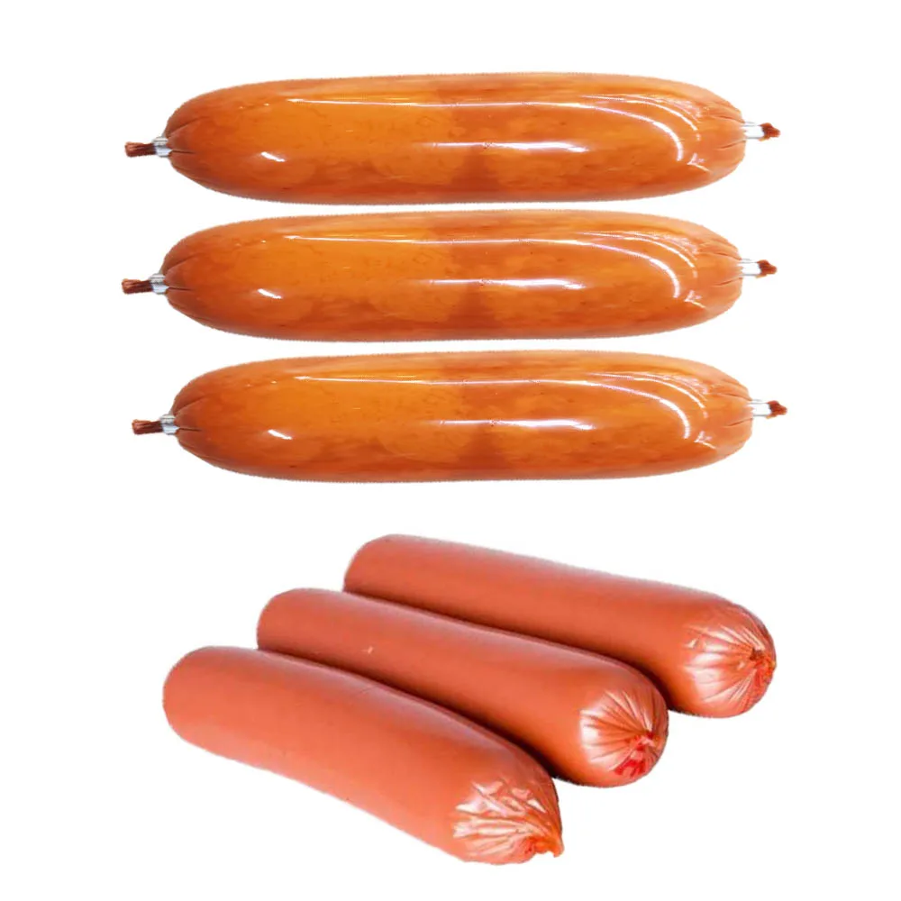 0.3-100M Brown Plastic Sausage Casing Width 32mm Meat Packing Tools Shell Meat Grinder Machine Fried Ham BBQ Kitchen Tools view 6