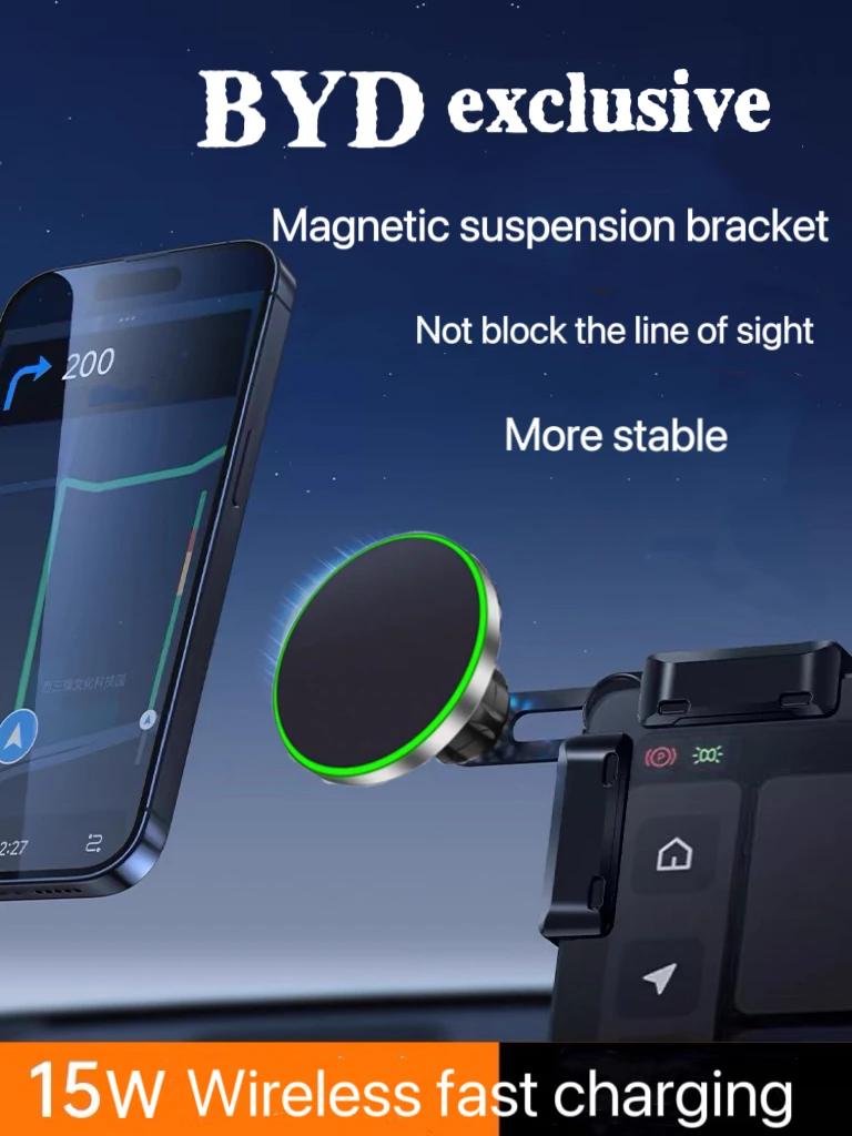 Dla BYD Dolphin Qin PLUS Tang DMI ATTO3 UP Han EV Song Pro Destroyer Screen Specjalny samochodowy uchwyt na telefon komórkowy