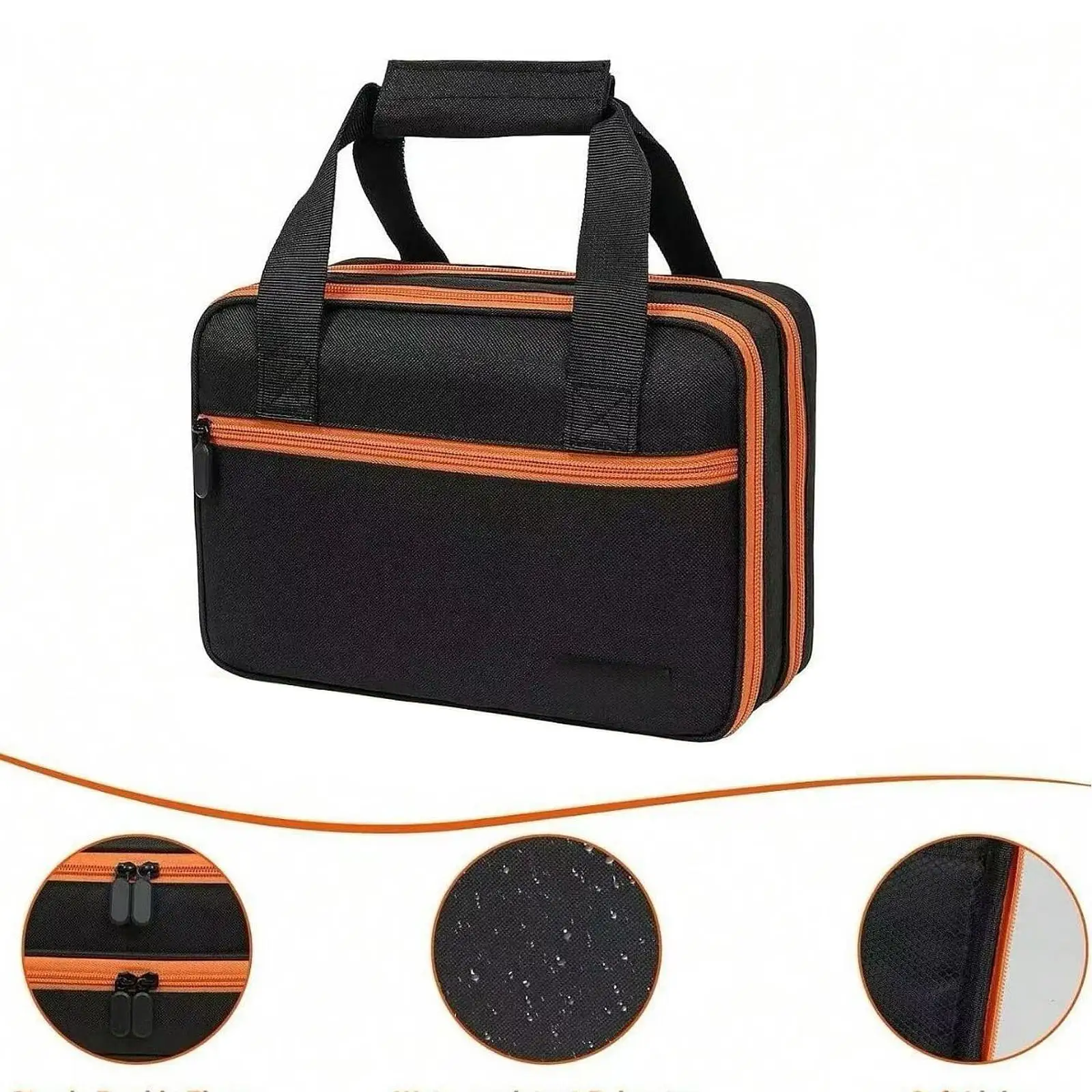 Multimeter Carrying Case Storage Cover Multifunctional Portable Circuit Tester Organizer Holder for Outlet Tester Bag Only