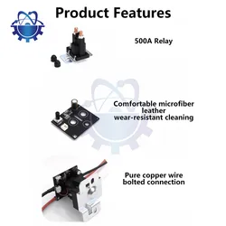 Relè Spot Welder 18650 batteria al litio saldatrice a punti scheda di controllo della saldatura 12V-16.8V interfaccia di alimentazione del Chip di rame EC5