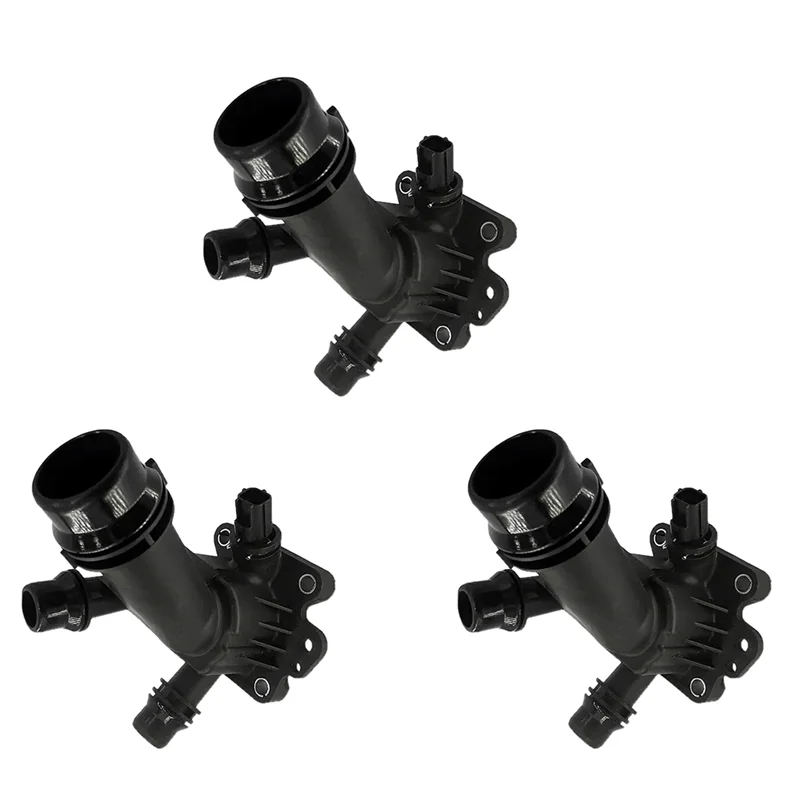 

3X Cooling Systemthermostat Coolant Housing 31293556 For VOLVO S60 XC70 XC60 V70