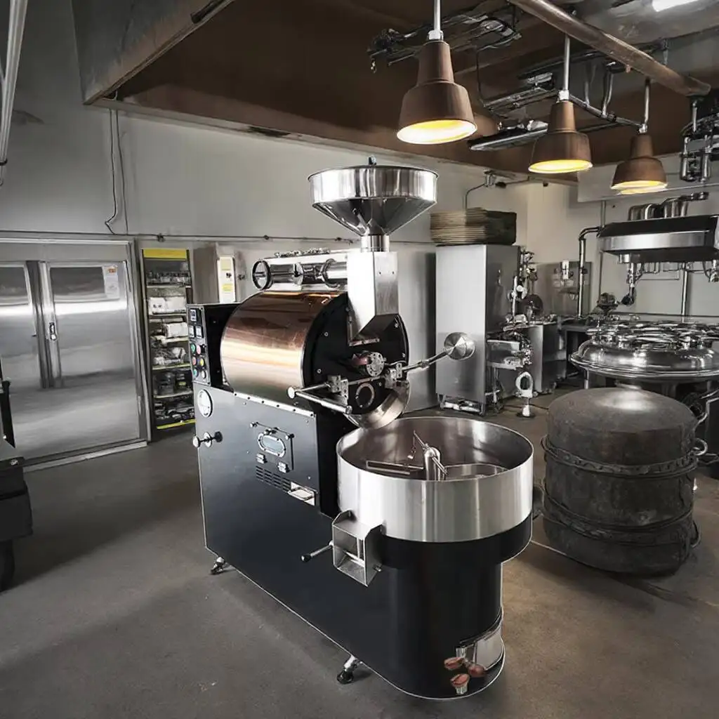 Macchina per la torrefazione del caffè Torrefazione del caffè a tamburo Macchina per torrefazione del caffè completamente automatica da 3 kg con buon prezzo