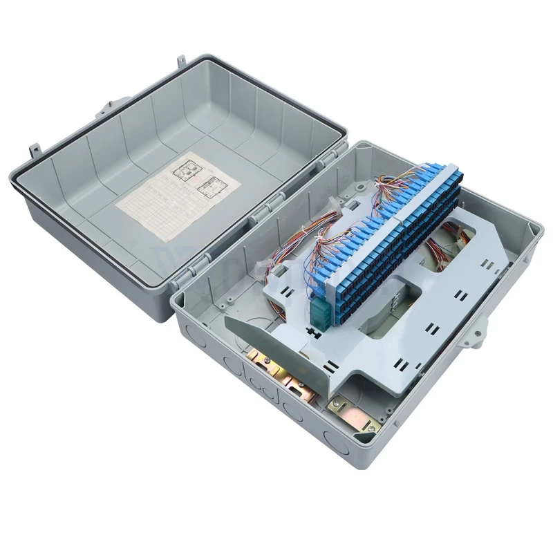 

Optical Fiber Termination Box, 72 Core, NAP, ODP, FTB, FTTH, FAT, FP, Outdoor Fiber Optic Distribution Box 72 Ports DIY