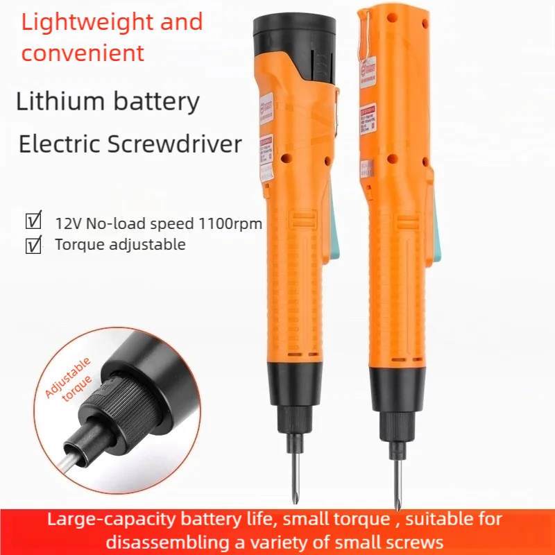 12V Electrical Screwdriver Sets Lightweight Cordless Electric Screwdrivers USB Rechargeable Built-in Lithium Battery Power Tools