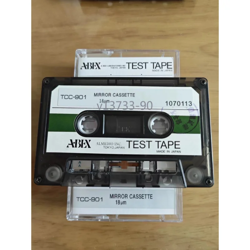 TEAC FOR ABEX Mirror Cassette Test Tape TCC-901 cassette path checker, New