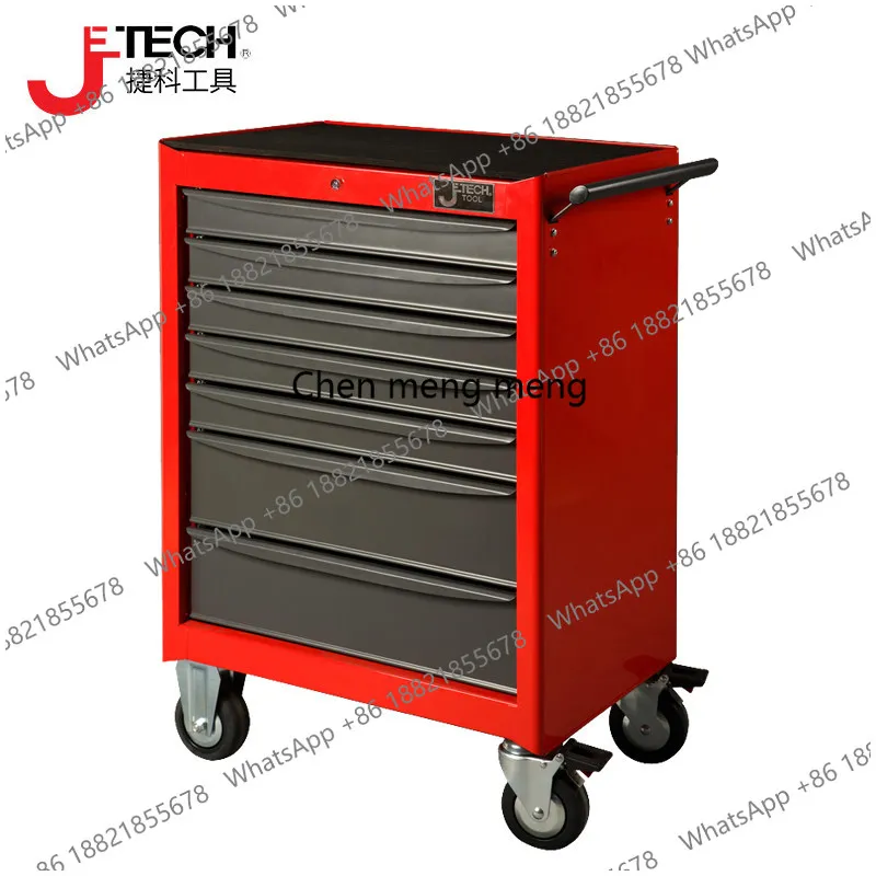 Tool Cart 7 Drawer Auto Repair Tool Cabinet RC-9 Drawer Mobile Cart 6 Layer Multifunctional Toolbox RC-7