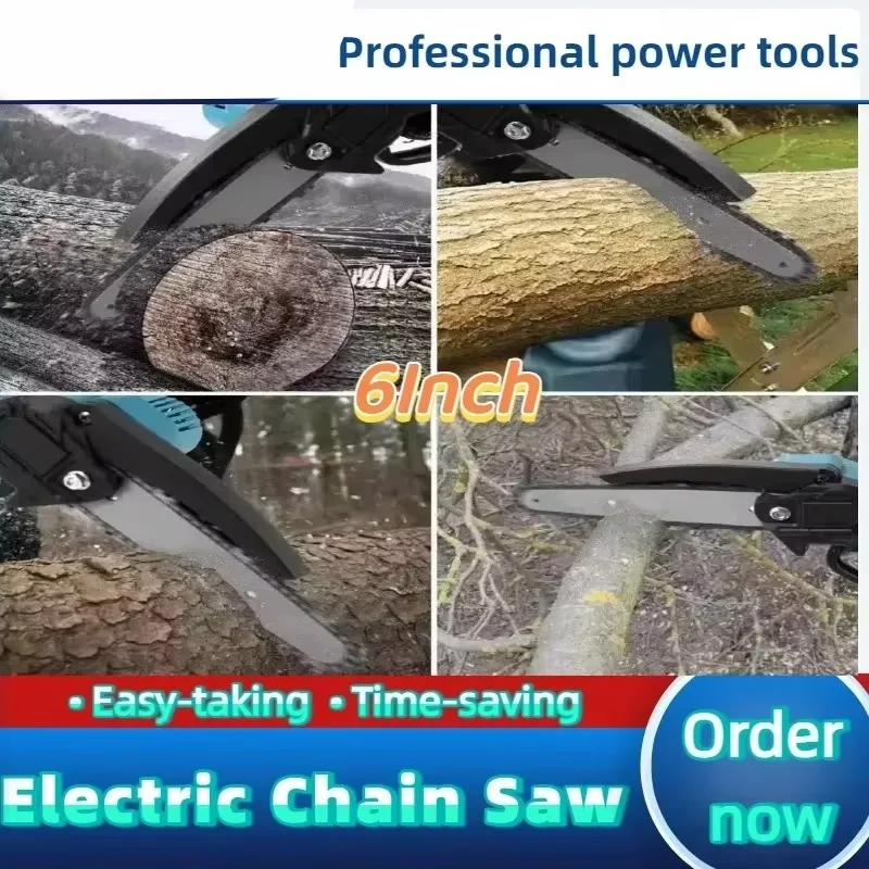 6-inch chainsaw timber logging - Electric Chainsaw Battery recension och pris