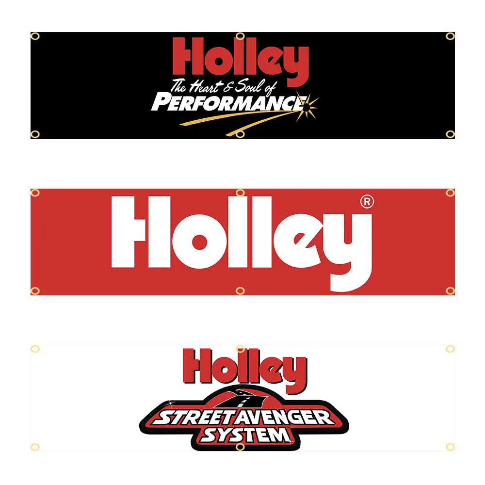 60x240cm Holleys BANNER Tapestry Polyester Printed Flag Garage or Outdoor For Decoration