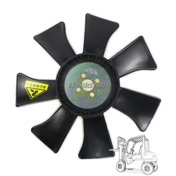 Forklift Cooling fan blade 490B-41100 for XINCHAI 490BPG engine F380-28-52-7 A490BPG 7 leaves #FLYERSAUTO