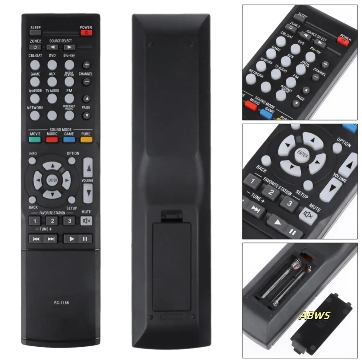 

New RMT-VB201U Replaced Remote With Replacement Remote Control