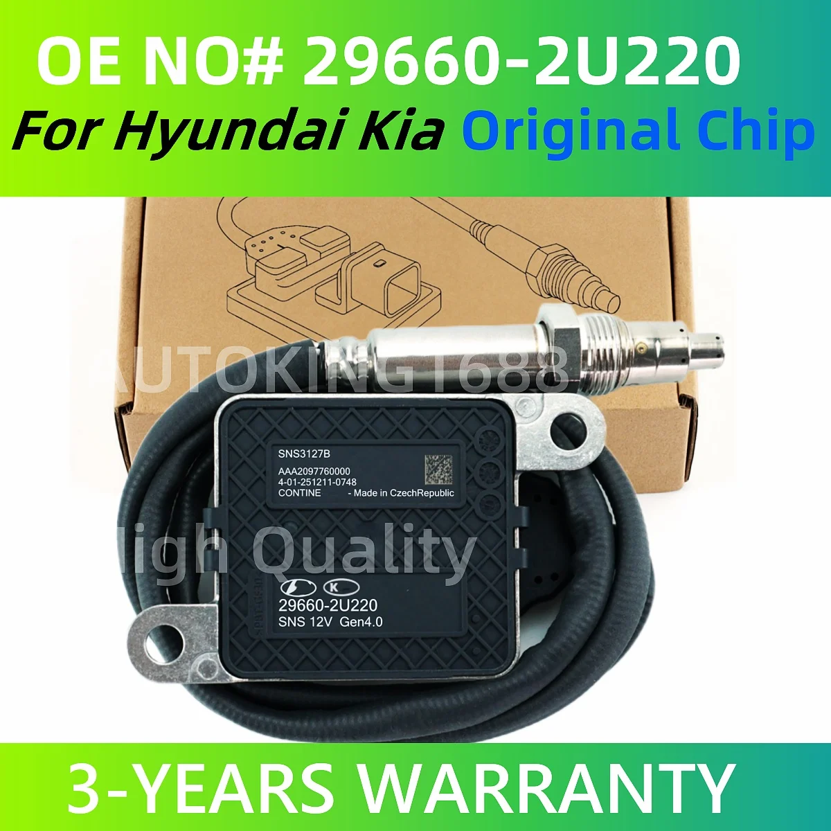 

29660-2U220 SNS30817B 296602U220 Original New Nitrogen Oxygen Sensor for Hyundai KI-A Sportage IV MK4 2.0L CRDi 29660 2U220