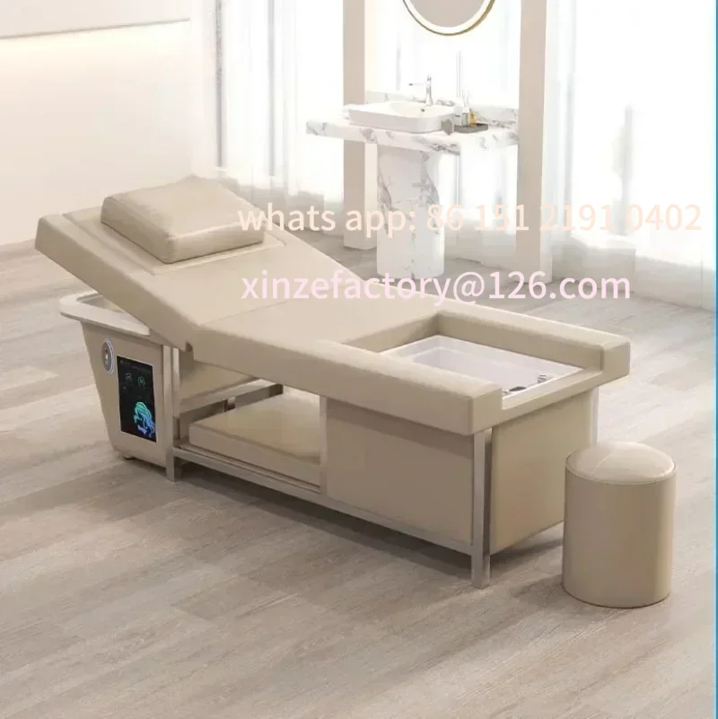 تخصيص اليابانية رئيس سبا العلاج بالماء السرير مصففي الشعر كرسي صالون تجميل غسل الشعر Japonais Cheveux صالون #2