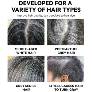 Coloração Temporária de Cabelo, Preto e Marrom One-off Dye Stick, Linha Fina Branca Coberta, Batom Descartável, Corante Tipo Esfregaço 10 principais vendas tinta preta para pintar cabelo - №3