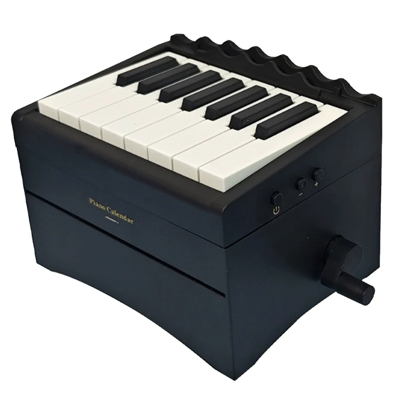 A34M-2025 Piano Calendar Piano Calendar Aesthetic 3D Calendar Piano Playable USB Charging Gift Office With Popular Songs