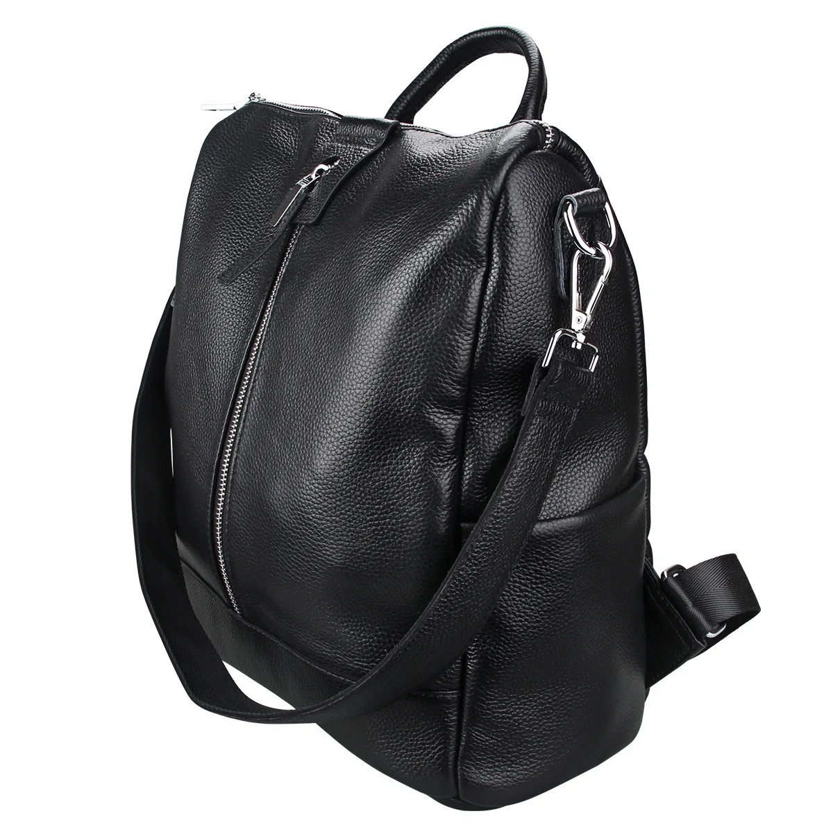 حقائب ظهر نسائية من الجلد الطبيعي على الموضة جديدة لعام 2025 حقيبة ظهر كاجوال من الجلد الطبيعي الحقيقي للسيدات والبنات والطالبات