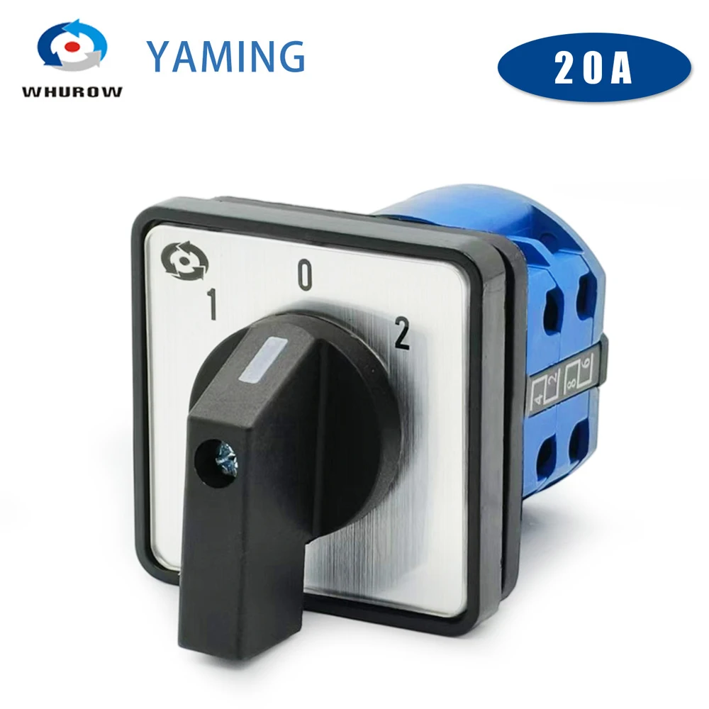 YMW26-20A Industrial Cam Rotary Switch LW26-20/2 Two Section Universal Conversion Switch For Motor Circuit Adjustment